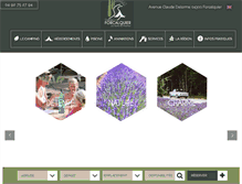 Tablet Screenshot of camping-forcalquier.com